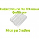 FoodVac 4 rouleaux de 3m de sachets gauffré larg 20cm - Airblock
