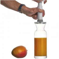 Carafe sous vide en VERRE trempé 1 litre pompe fournie- Airblock