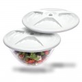 Couvercle x 2 - diam. 25.5 cm récipient de 18 à 24.5 cm- Airblock