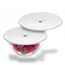 Couvercle x 2  pour vide 21 cm s' bocaux de diam.10 à 20 cm- Airblock