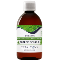 BAIN DE BOUCHE 500 ml Menthe, Argent zinc - Catalyons