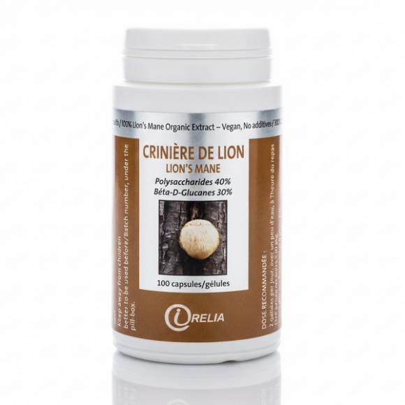 CRINIÈRE DE LION (Hericium Erinaceus) - Digestion et dépression - Irelia