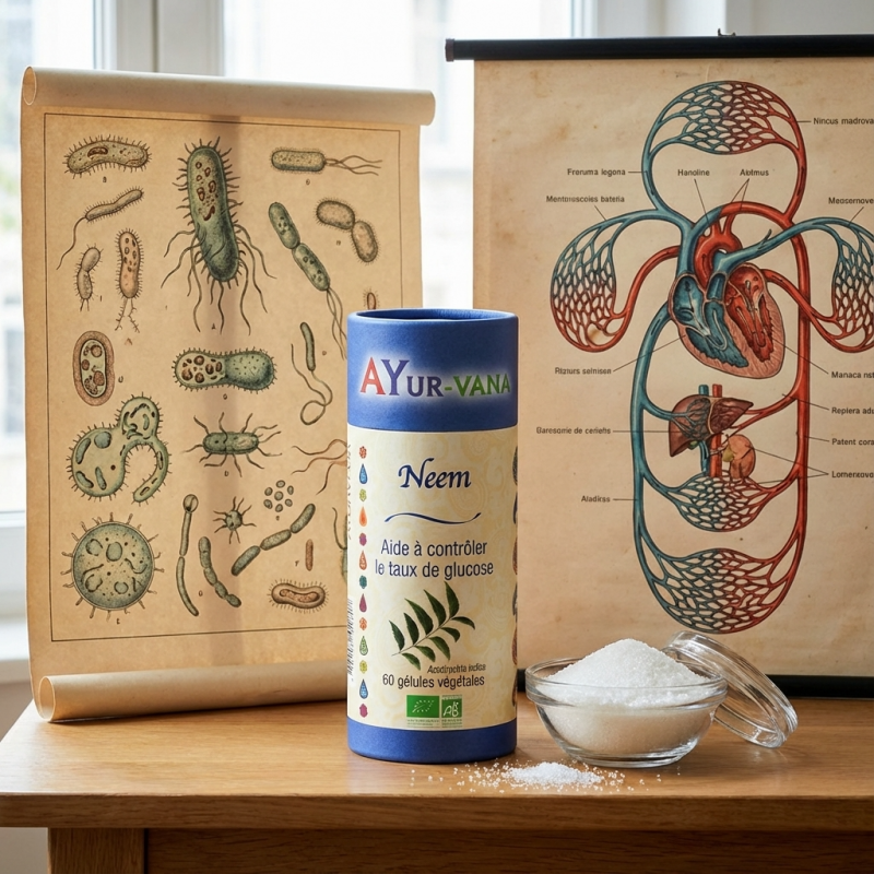 Régulation métabolique et soutien pancréatique par le Neem.