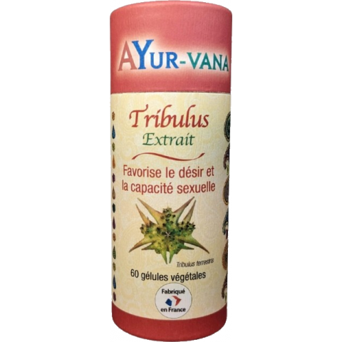 TRIBULUS- 60 gel. - fonction intime &nbsp;et la production de testo. Ayur-Vana- AyurVana