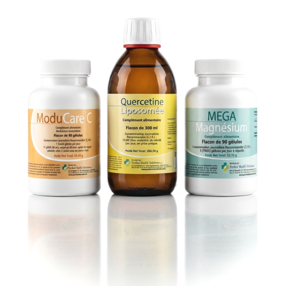 Pack Anti-Allergies - Moducare C + Quercetine + Méga Magnésium - Perfect Health Solutions
