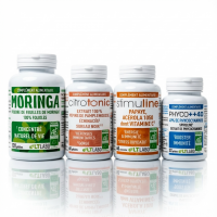 Lot Hiver familial - 4 produits - Moringa, spiru, EPP, Vit. C, Lt LAbo