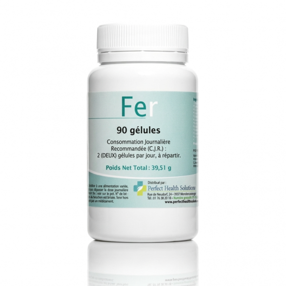 FER anémie - états de fatigue.Perfect Health Solutions