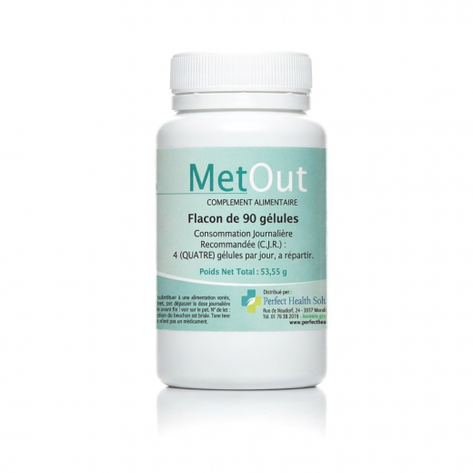 METOUT 90 - Chélation et Élimination - 90 gél. - Perfect Health