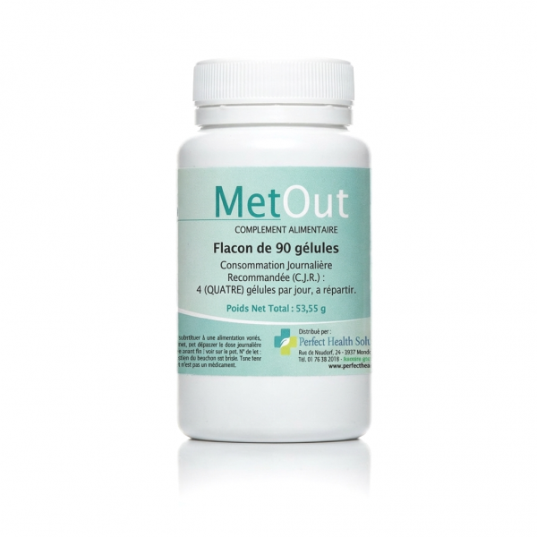 METOUT 90 - Chélation et Élimination - Perfect Health