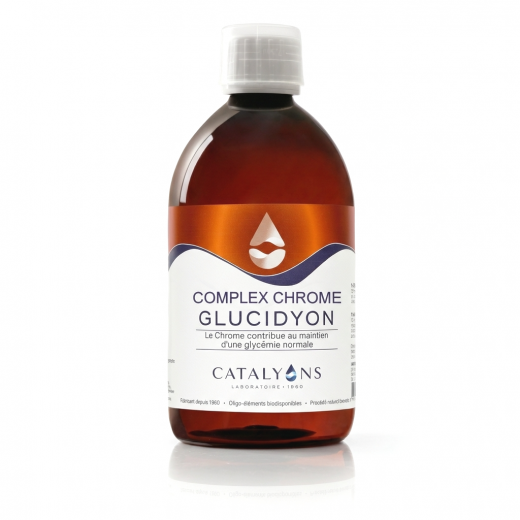 COMPLEXE CHROME (Glucidyon) 500ml - Glycémie, Métabolisme - Catalyons
