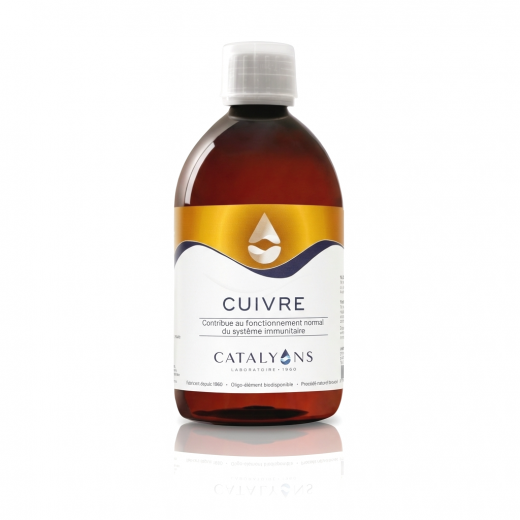 CUIVRE 500ml - Système Immunitaire et Antioxydant - Catalyons