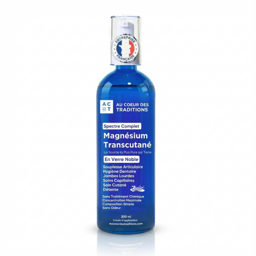 HUILE SÈCHE MAGNÉSIUM - Source Zechstein - 200ml - AU COEUR DES TRADITIONS