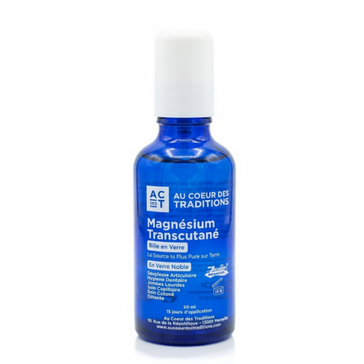 HUILE SÈCHE MAGNÉSIUM  Zechstein 50 ml - externe - AU COEUR DES TRADITIONS