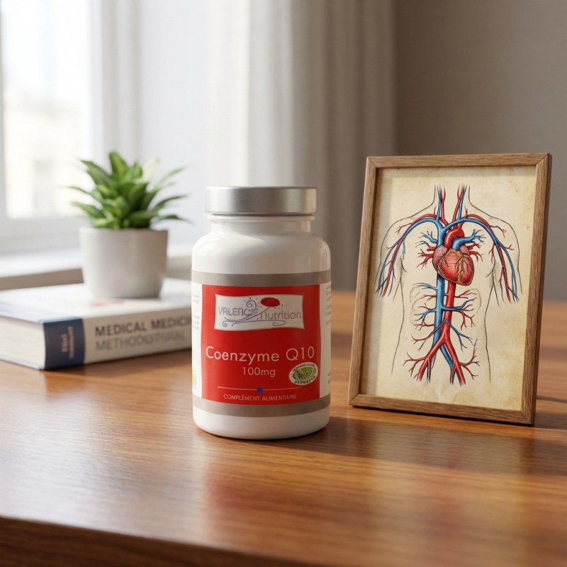 CoQ10 100 Mg - Complément Coenzyme Q10 Pour Le Cœur, L'énergie Et L'immunité, 30/60/120 Gélules