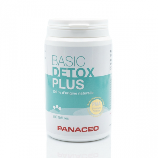 BASIC DETOX PLUS 200 gél. Zéolithe PMA - Santé Intestinale - Panaceo