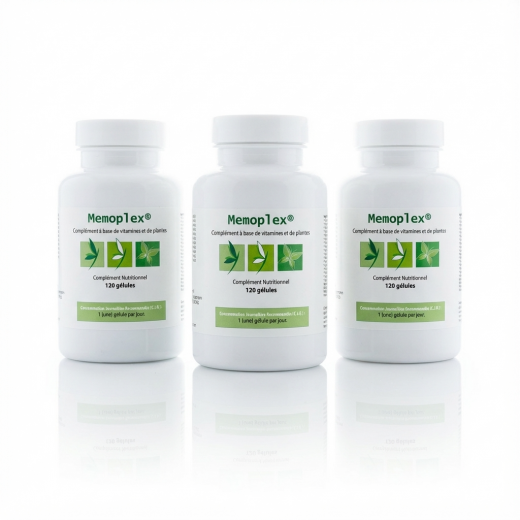 MEMOPLEX 360 gél. (Pack 3 mois) - Mémoire et Cerveau - Effiplex Dr Schmitz
