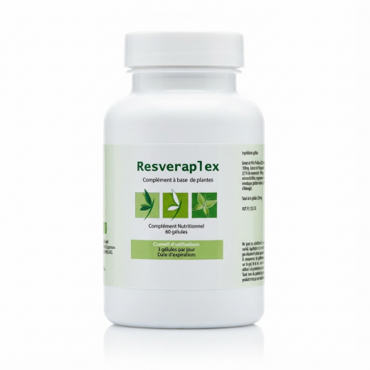 RESVERAPLEX 60 gélules - Protection Cardiovasculaire - Effiplex