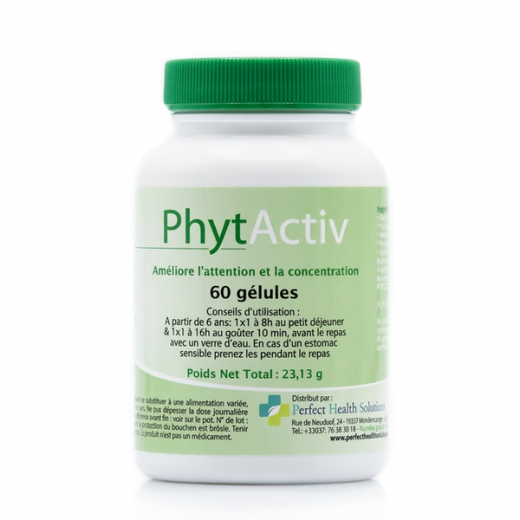 PHYTACTIV - Concentration Mémoire - Perfect Health Solutions