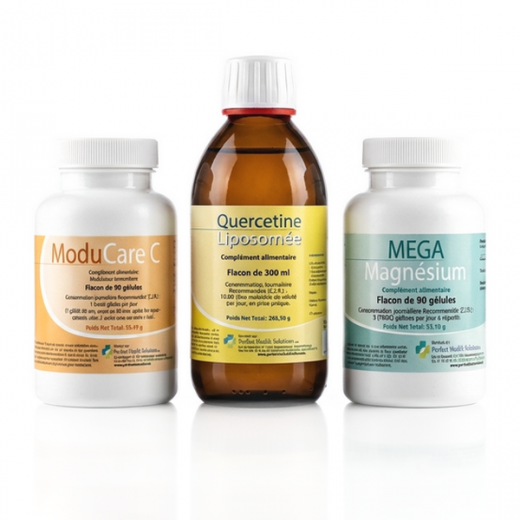 Pack Anti-Allergies - Moducare, Quercetine,Magnésium - Perfect Health Solutions