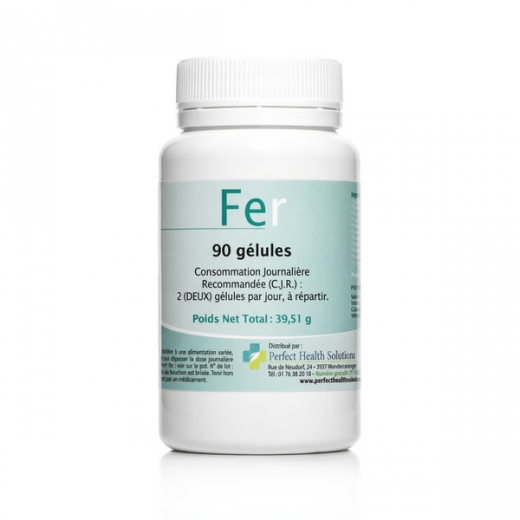 FER anémie - états de fatigue.Perfect Health Solutions
