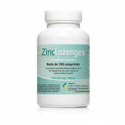 ZINC LOZENGES -  Prostate, peau, ongles, cheveux, os - Perfect Health Solutions