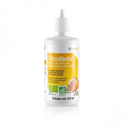 CITROBIOTIC LIQUIDE BIO - 100 ml - Défenses Naturelles & Immunité - Sanitas
