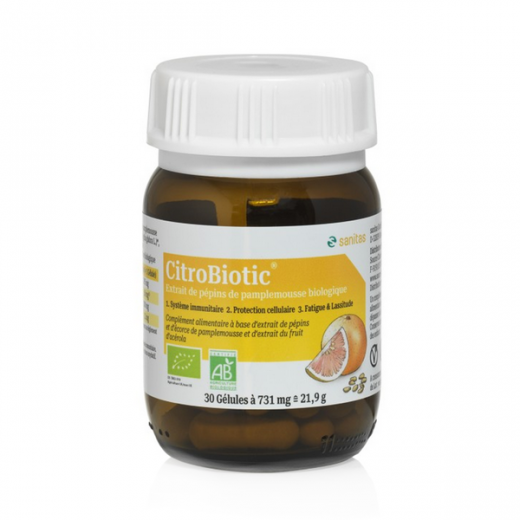 CITROBIOTIC ACEROLA BIO - 30 gél - Immunité Anti-Fatigue - Sanitas