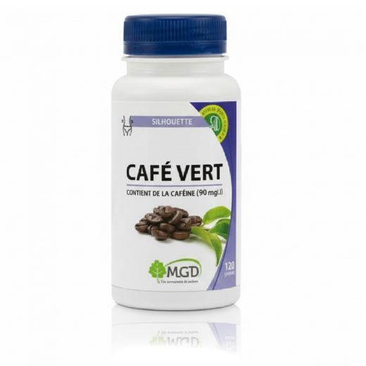 CAFÉ VERT 120 gél. - Métabolisme Glucidique et Minceur - MGD Nature