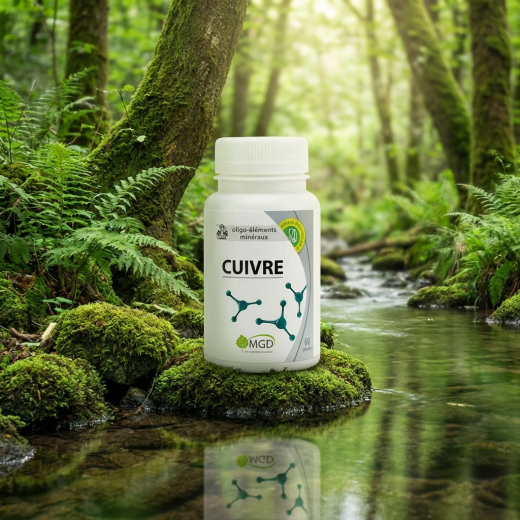 CUIVRE 60 gél. - Pigmentation et Immunité - MGD Nature