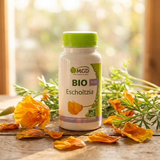 ESCHOLTZIA BIO 90 gél. - Détente et Sommeil - MGD Nature