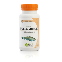 HUILE DE FOIE DE MORUE - Vit. A et D - 140 capsules- MGD Nature