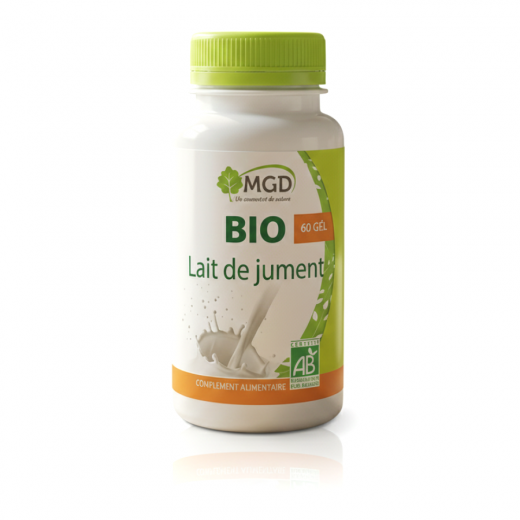 LAIT DE JUMENT BIO - 60 gél - Vitalité Équilibre Intestinal - MGD Nature