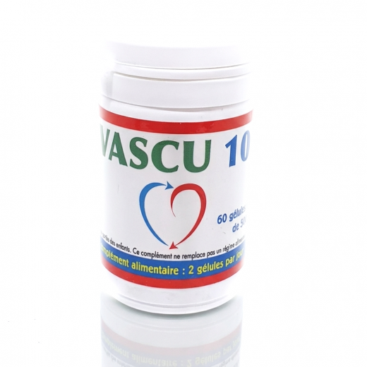 VASCU-10 60 gel. - Énergie Cardiaque et Protection - JADE RECHERCHE