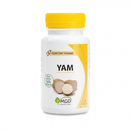 YAM - 60 comp. - Équilibre hormonal, Confort de la ménopause - MGD NATURE