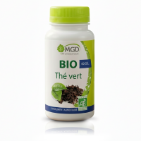 THÉ VERT BIO - 60 gél. - Minceur Élimination Antioxydant - MGD NATURE