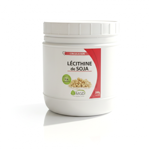 SOJA LÉCITHINE- 200g granulés - Cholest., Équilib. Lipidique - MGD NATURE