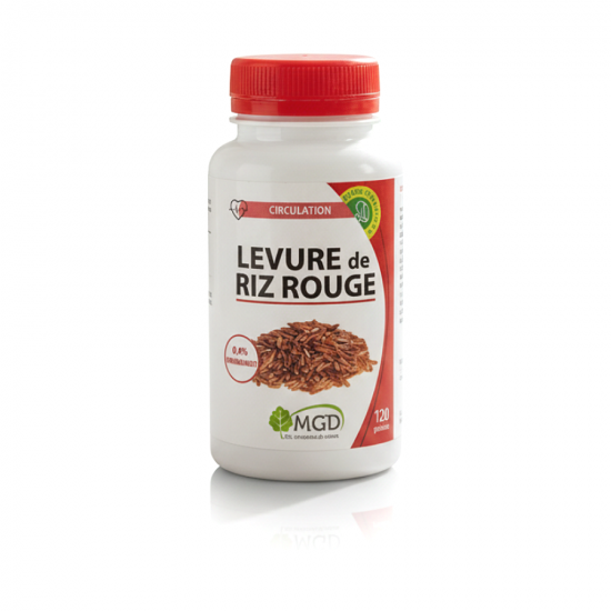 RIZ ROUGE LEVURE - 120 gél. Cholest, Équil. Lipidique - MGD NATURE