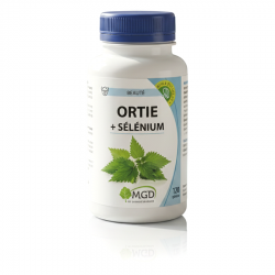 ORTIE + SÉLÉNIUM - 120 gél. - Peaux cheveux - MGD Nature