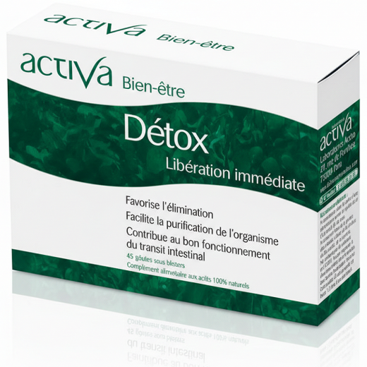 BIEN-ÊTRE DÉTOX - 45 gél. - Purification du Corps - ACTIVA