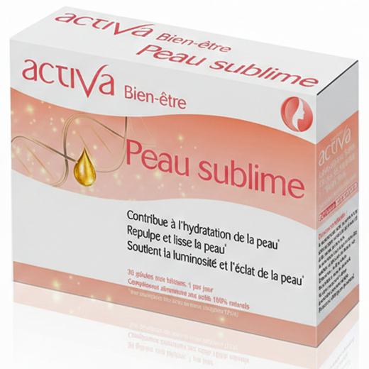 BIEN-ÊTRE PEAU SUBLIME - 30 gél. - Hydratation et Rides - ACTIVA