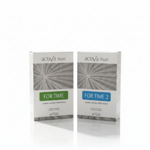 NUTRI FOR TIME 1 et 2 Pack - Équilibre et Vitalité - Activa