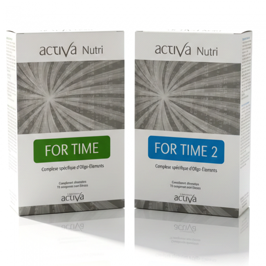 NUTRI FOR TIME 1 et 2 Pack - Équilibre et Vitalité - Activa