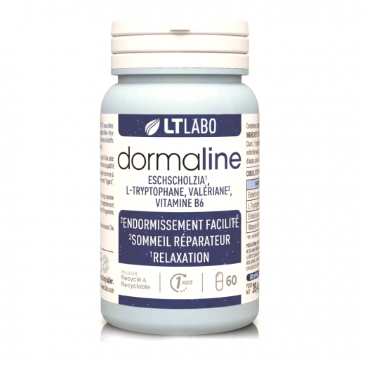 DORMALINE Bio 60 gélules - Sérénité, Préparation au Sommeil - LT Labo