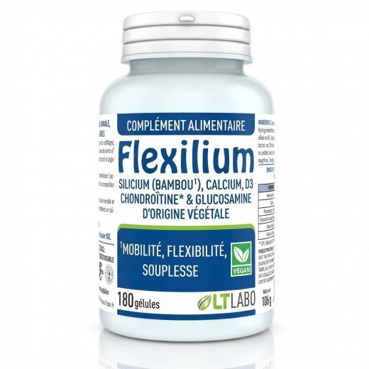 FLEXILIUM VEGAN - 180 gél. - Cure Longue Durée Articulations - LT Labo