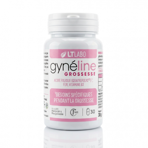 GYNELINE GROSSESSE - 30 gél. - Maternité Développement Fœtal - LT Labo