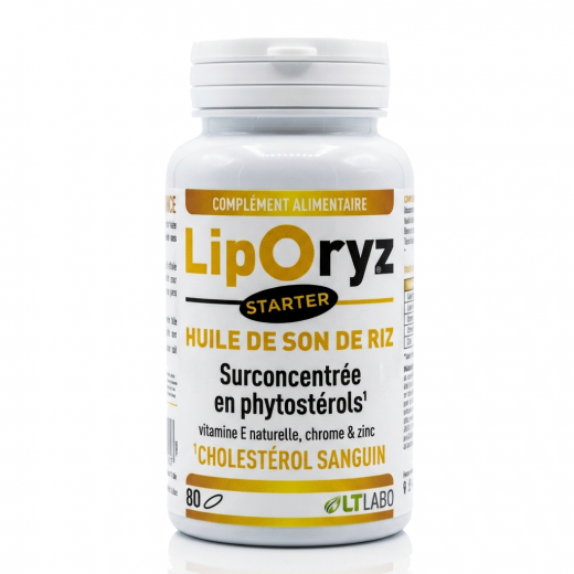 LIPORYZ STARTER 80 caps - Cure d'Attaque Cholestérol - LT Labo