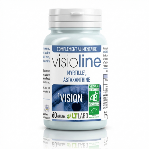 VIVISIOLINE BiO - 60 gél. - Confort Visuel et Protection Écrans - LT Labo