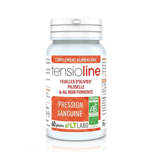 TENSIOLINE BiO - 60 gél. - Régulation Pression Tension - LT Labo