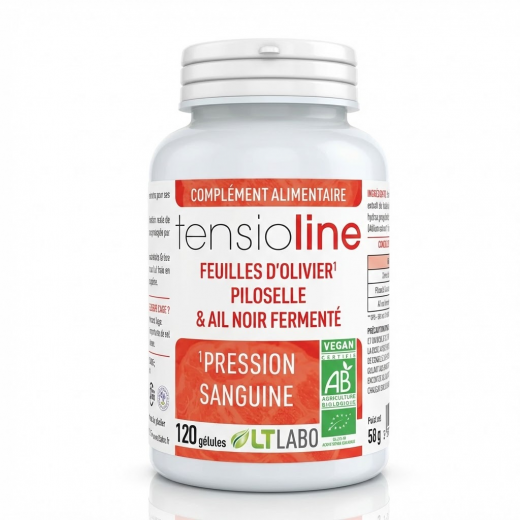 TENSIOLINE BiO - 120 gél. - Régulation Tension - LT Labo