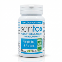 SANTOX BiO - 30 gél. - Détox Foie et Teint - LT Labo